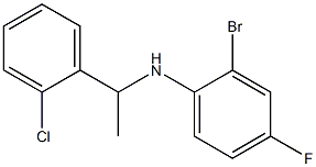 2-bromo-N-[1-(2-chlorophenyl)ethyl]-4-fluoroaniline|