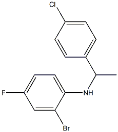 2-bromo-N-[1-(4-chlorophenyl)ethyl]-4-fluoroaniline