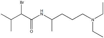  2-bromo-N-[5-(diethylamino)pentan-2-yl]-3-methylbutanamide