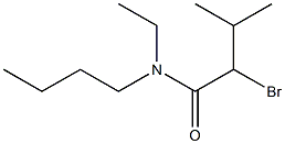 2-bromo-N-butyl-N-ethyl-3-methylbutanamide,,结构式