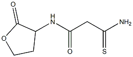 2-carbamothioyl-N-(2-oxooxolan-3-yl)acetamide,,结构式