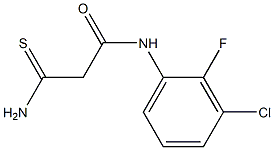 2-carbamothioyl-N-(3-chloro-2-fluorophenyl)acetamide