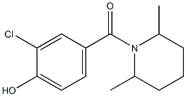 2-chloro-4-[(2,6-dimethylpiperidin-1-yl)carbonyl]phenol