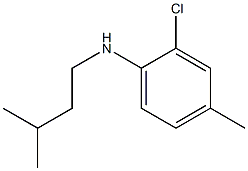 2-chloro-4-methyl-N-(3-methylbutyl)aniline