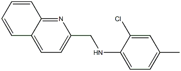 2-chloro-4-methyl-N-(quinolin-2-ylmethyl)aniline