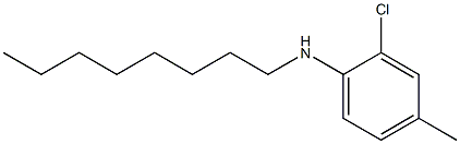 2-chloro-4-methyl-N-octylaniline Structure