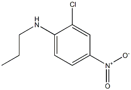 2-chloro-4-nitro-N-propylaniline 化学構造式