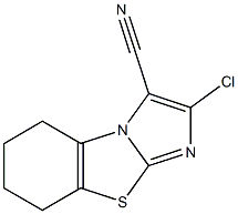 2-chloro-5,6,7,8-tetrahydroimidazo[2,1-b][1,3]benzothiazole-3-carbonitrile Structure