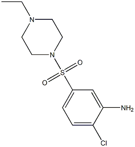 2-chloro-5-[(4-ethylpiperazine-1-)sulfonyl]aniline