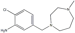 2-chloro-5-[(4-methyl-1,4-diazepan-1-yl)methyl]aniline Structure