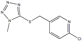 2-chloro-5-{[(1-methyl-1H-1,2,3,4-tetrazol-5-yl)sulfanyl]methyl}pyridine