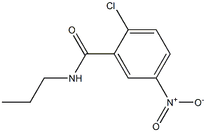 2-chloro-5-nitro-N-propylbenzamide Structure