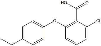  2-chloro-6-(4-ethylphenoxy)benzoic acid