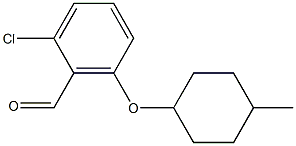  2-chloro-6-[(4-methylcyclohexyl)oxy]benzaldehyde