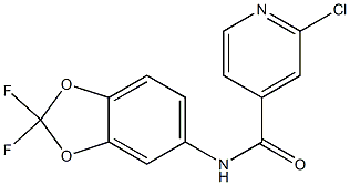  2-chloro-N-(2,2-difluoro-2H-1,3-benzodioxol-5-yl)pyridine-4-carboxamide