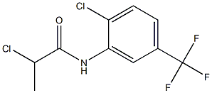 2-Chloro-N-(2-chloro-5-trifluoromethyl-phenyl)-propionamide Structure