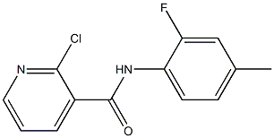 2-chloro-N-(2-fluoro-4-methylphenyl)pyridine-3-carboxamide|