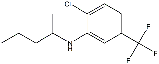 2-chloro-N-(pentan-2-yl)-5-(trifluoromethyl)aniline 结构式