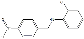 2-クロロ-N-[(4-ニトロフェニル)メチル]アニリン 化学構造式