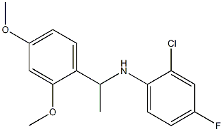 2-chloro-N-[1-(2,4-dimethoxyphenyl)ethyl]-4-fluoroaniline