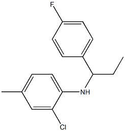 2-chloro-N-[1-(4-fluorophenyl)propyl]-4-methylaniline