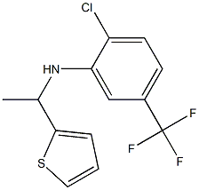 2-chloro-N-[1-(thiophen-2-yl)ethyl]-5-(trifluoromethyl)aniline