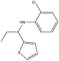 2-chloro-N-[1-(thiophen-2-yl)propyl]aniline