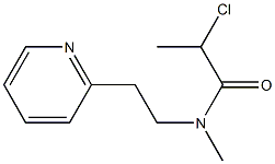 2-chloro-N-methyl-N-[2-(pyridin-2-yl)ethyl]propanamide|