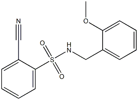 2-cyano-N-[(2-methoxyphenyl)methyl]benzene-1-sulfonamide