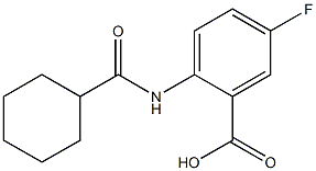  2-cyclohexaneamido-5-fluorobenzoic acid