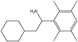 2-cyclohexyl-1-(2,3,5,6-tetramethylphenyl)ethan-1-amine Struktur