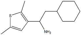 2-cyclohexyl-1-(2,5-dimethylthiophen-3-yl)ethan-1-amine