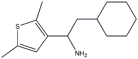 2-cyclohexyl-1-(2,5-dimethylthiophen-3-yl)ethan-1-amine|