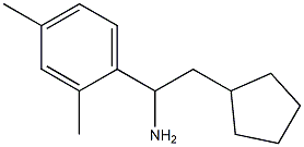  2-cyclopentyl-1-(2,4-dimethylphenyl)ethan-1-amine