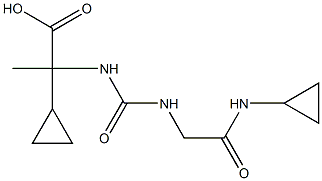 2-cyclopropyl-2-[({[2-(cyclopropylamino)-2-oxoethyl]amino}carbonyl)amino]propanoic acid