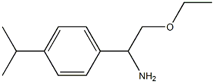 2-ethoxy-1-[4-(propan-2-yl)phenyl]ethan-1-amine 结构式