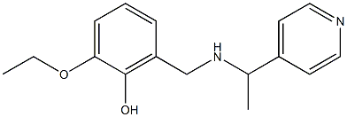 2-ethoxy-6-({[1-(pyridin-4-yl)ethyl]amino}methyl)phenol