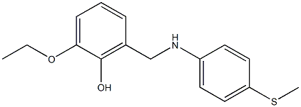 2-ethoxy-6-({[4-(methylsulfanyl)phenyl]amino}methyl)phenol