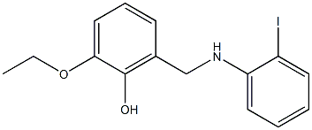 2-ethoxy-6-{[(2-iodophenyl)amino]methyl}phenol