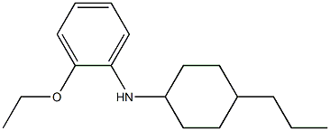 2-ethoxy-N-(4-propylcyclohexyl)aniline Struktur