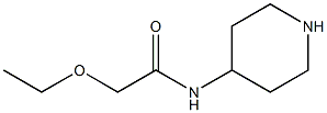 2-ethoxy-N-(piperidin-4-yl)acetamide Structure