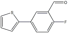 2-fluoro-5-thien-2-ylbenzaldehyde