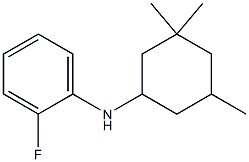 2-fluoro-N-(3,3,5-trimethylcyclohexyl)aniline Struktur
