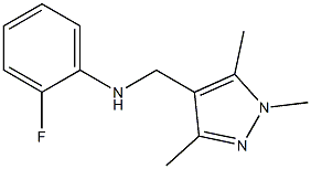 2-fluoro-N-[(1,3,5-trimethyl-1H-pyrazol-4-yl)methyl]aniline