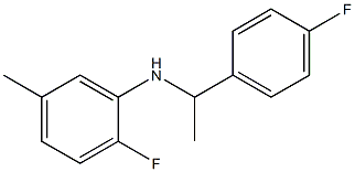 2-fluoro-N-[1-(4-fluorophenyl)ethyl]-5-methylaniline