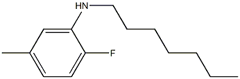 2-fluoro-N-heptyl-5-methylaniline Structure