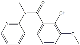 2-hydroxy-3-methoxy-N-methyl-N-(pyridin-2-yl)benzamide,,结构式