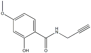 2-hydroxy-4-methoxy-N-(prop-2-yn-1-yl)benzamide Structure