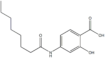 2-hydroxy-4-octanamidobenzoic acid