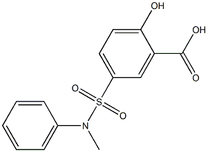 2-hydroxy-5-[methyl(phenyl)sulfamoyl]benzoic acid